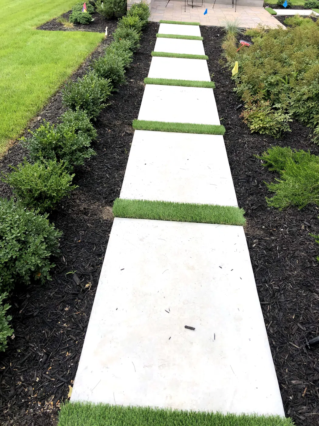 Patio, walkway and hardscape project by KRT Construction 5
