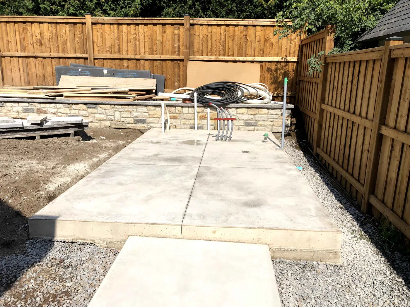 Patio, walkway and hardscape project by KRT Construction 12